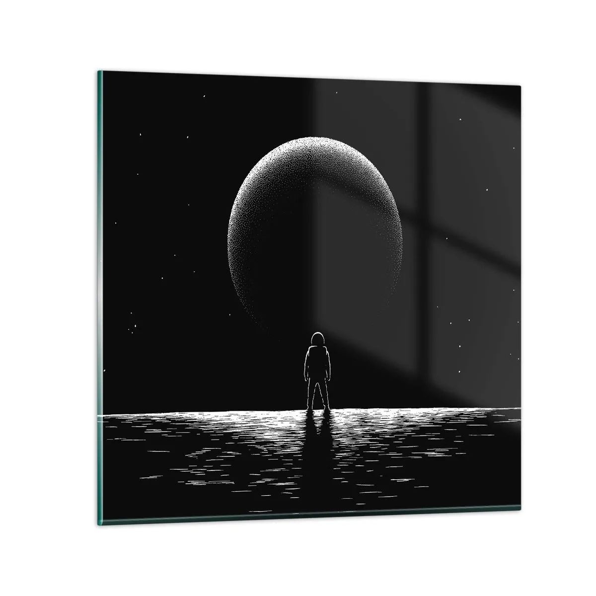 Üveg kép - Szemtől szemben - 40x40 cm