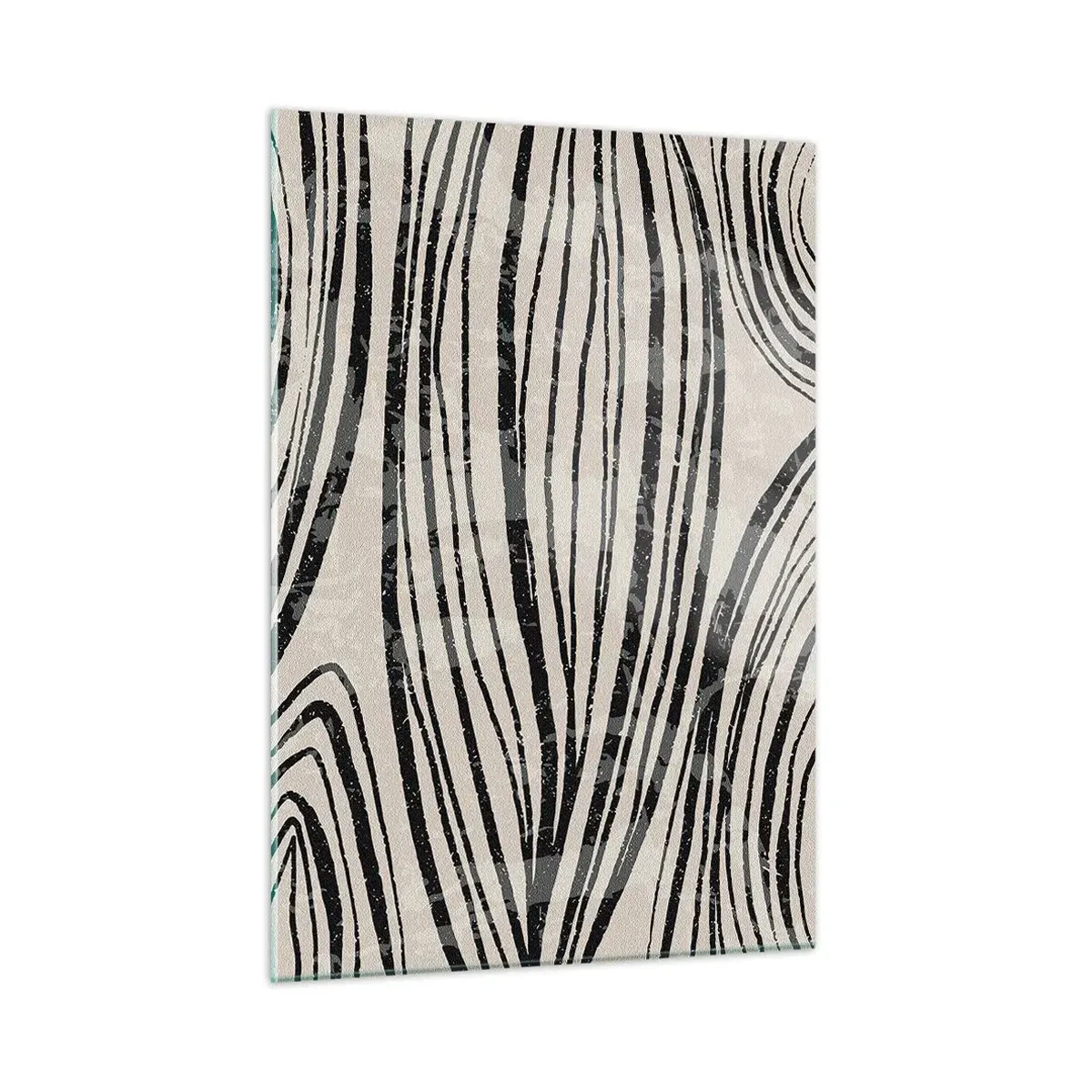 Üveg kép - Vonalak csobbanása - 50x70 cm