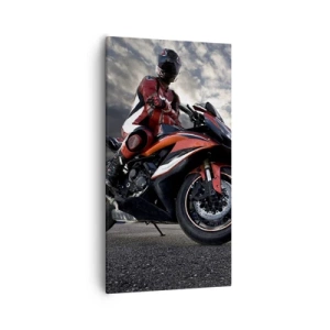 Vászonkép - Fekete lovag - 55x100 cm