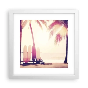 Poszter fekete keretben - Ez  remek nap lesz  - 30x30 cm