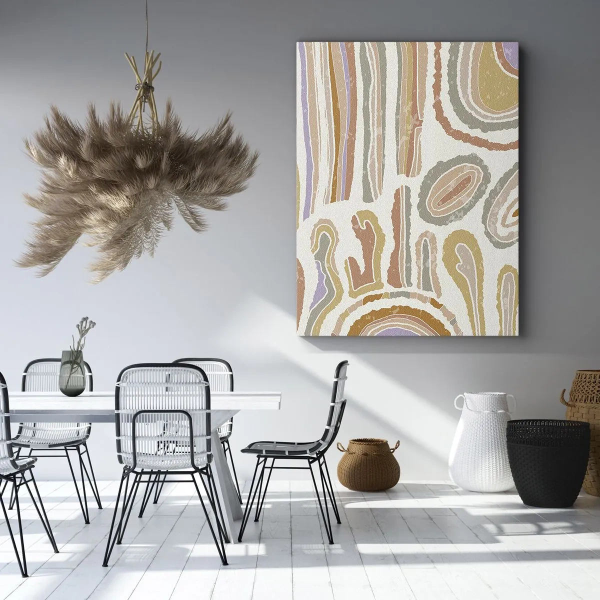 Vászonkép - Színes keresztmetszetek - 65x120 cm