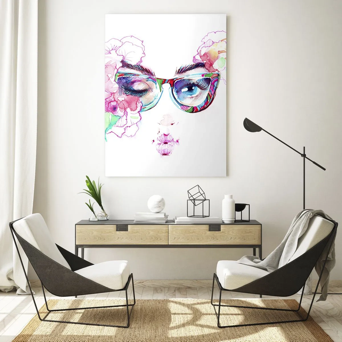 Üveg kép - Csábító ígéret - 50x70 cm
