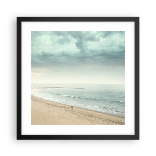 Poszter fehér keretben - A békét keresve - 40x40 cm