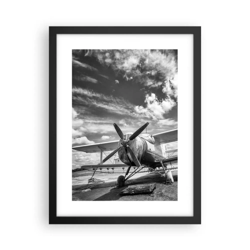 Poszter fehér keretben - Alig várom! - 30x40 cm