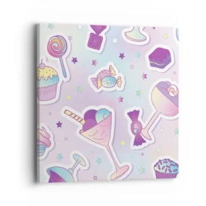 Vászonkép - Hogy minden nap születésnap legyen - 40x40 cm