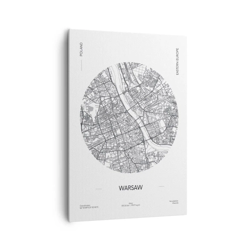 Vászonkép - Varsó anatómiája - 70x100 cm