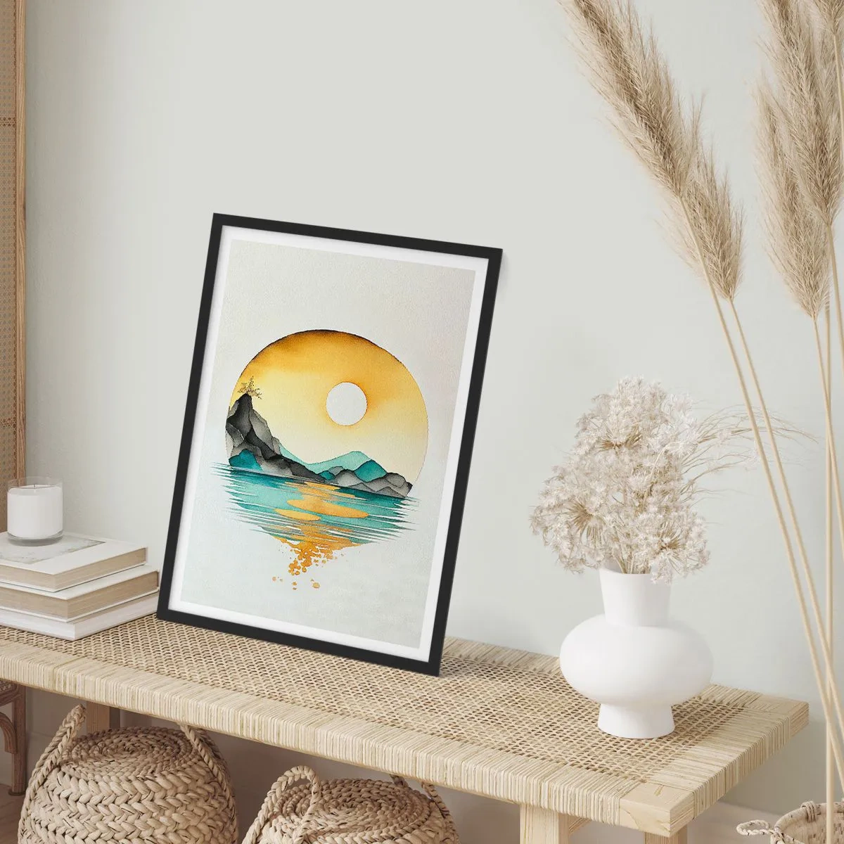 Poszter fehér keretben - A szépség körforgásában - 30x40 cm