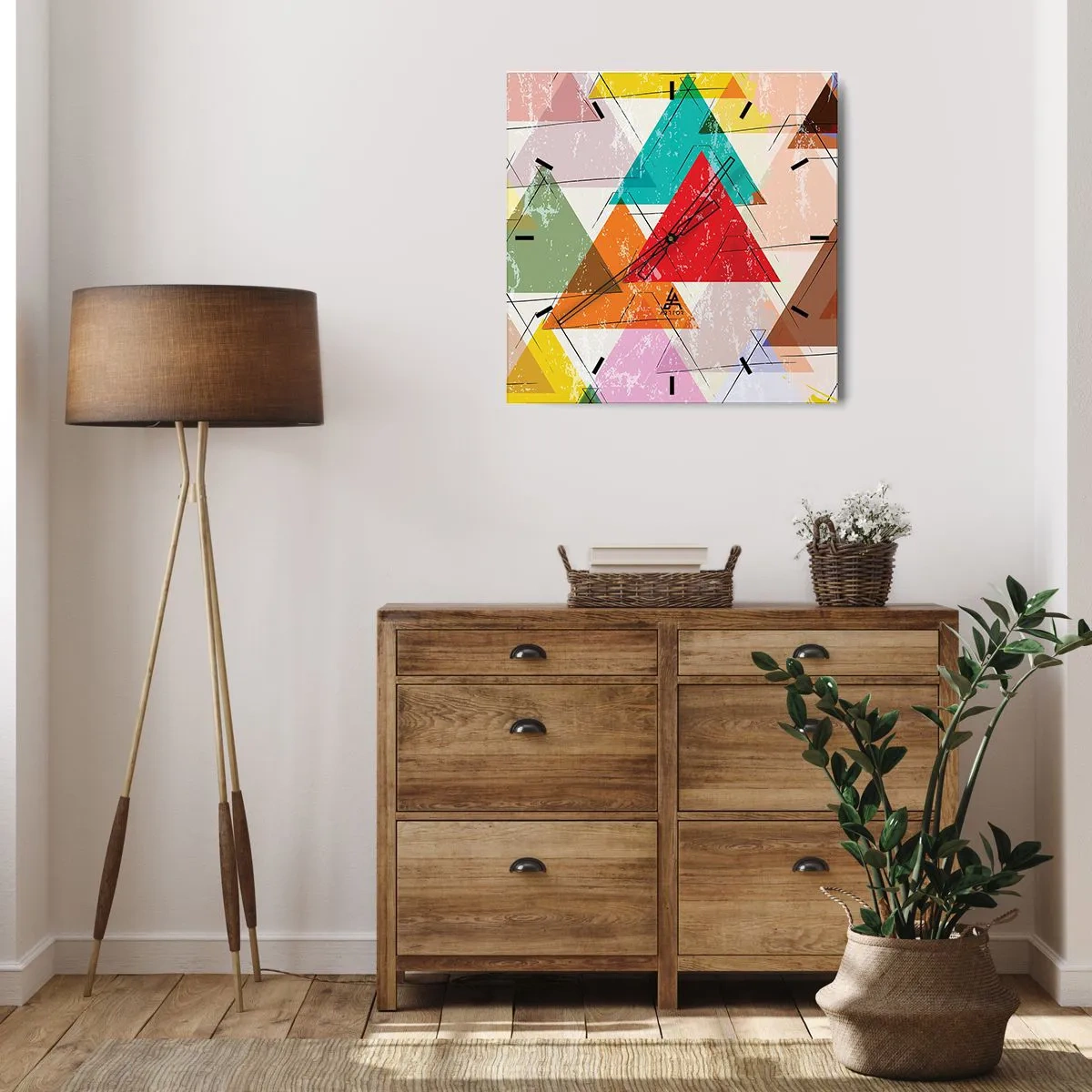 Falióra, Óra - Három-három - 40x40 cm