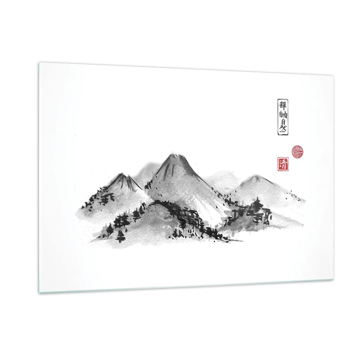 Üveg kép - Messze a távoltól - 120x80 cm