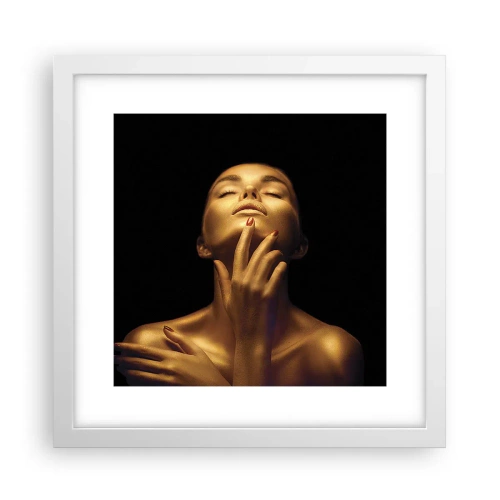 Poszter fekete keretben - Mint az arany selyem - 30x30 cm