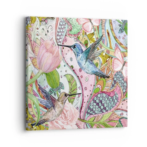 Vászonkép - Szőlőbe gabalyodva - 30x30 cm