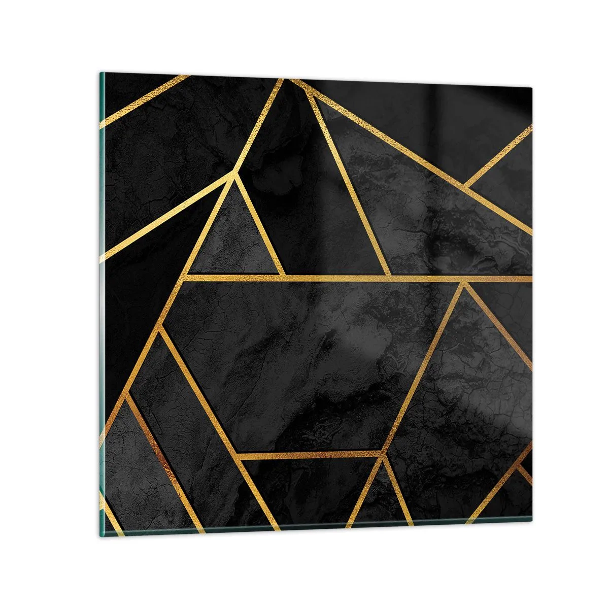 Üveg kép - Sötétség és ragyogás - 70x70 cm