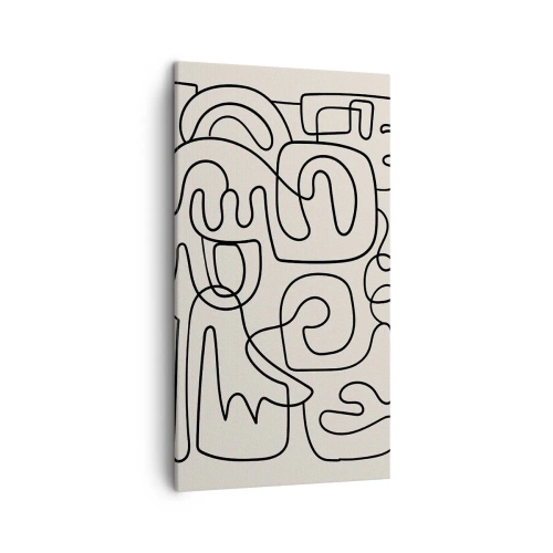 Vászonkép - A nyomonkövetésben - 45x80 cm