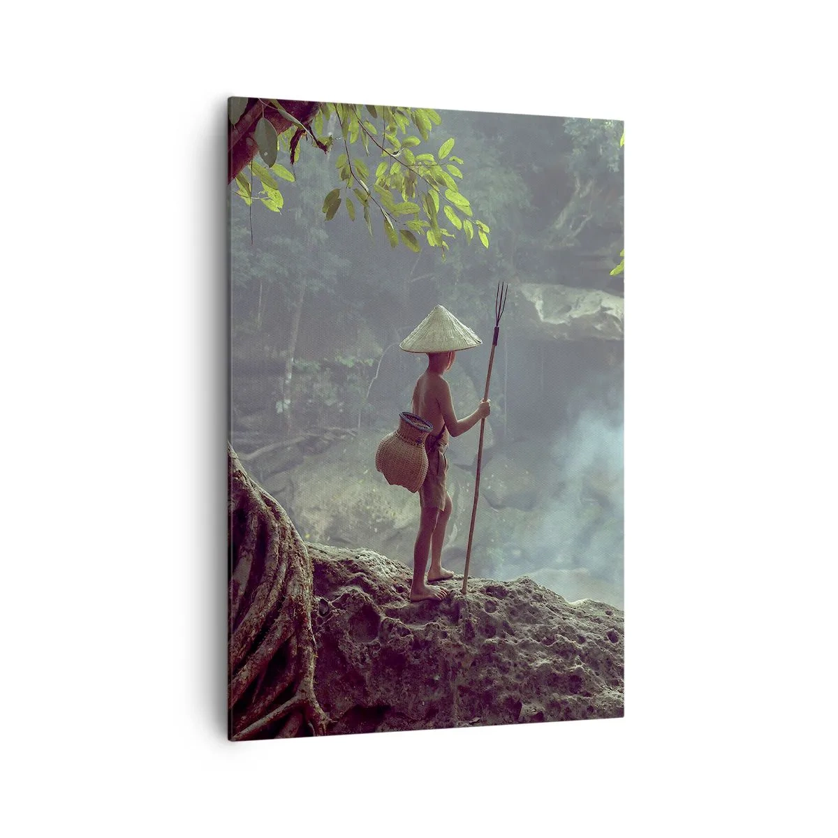 Vászonkép - Barátságban a természettel - 70x100 cm