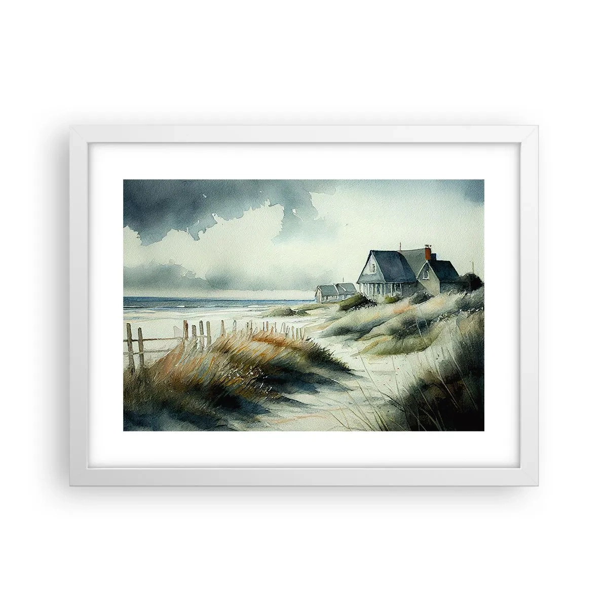 Poszter fekete keretben - Távol a nyüzsgéstől - 40x30 cm