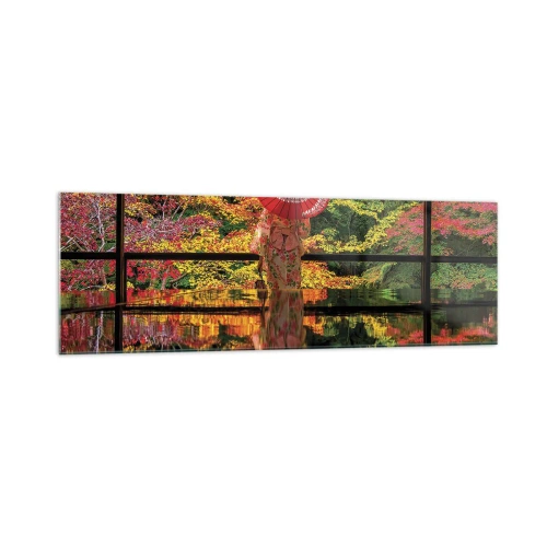 Üveg kép - A természet templomában - 160x50 cm