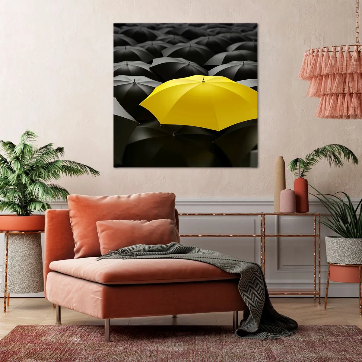Vászonkép - Viszlát bánat - 60x60 cm