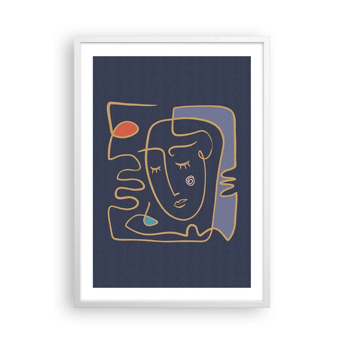 Poszter fekete keretben - Álmodozásban - 50x70 cm