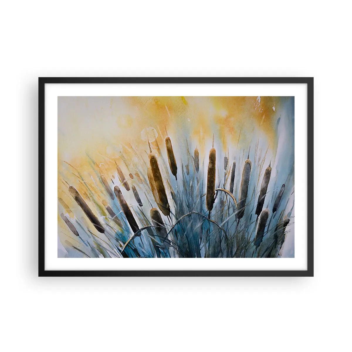 Poszter fehér keretben - A víz hűvössége, a nap melege - 70x50 cm