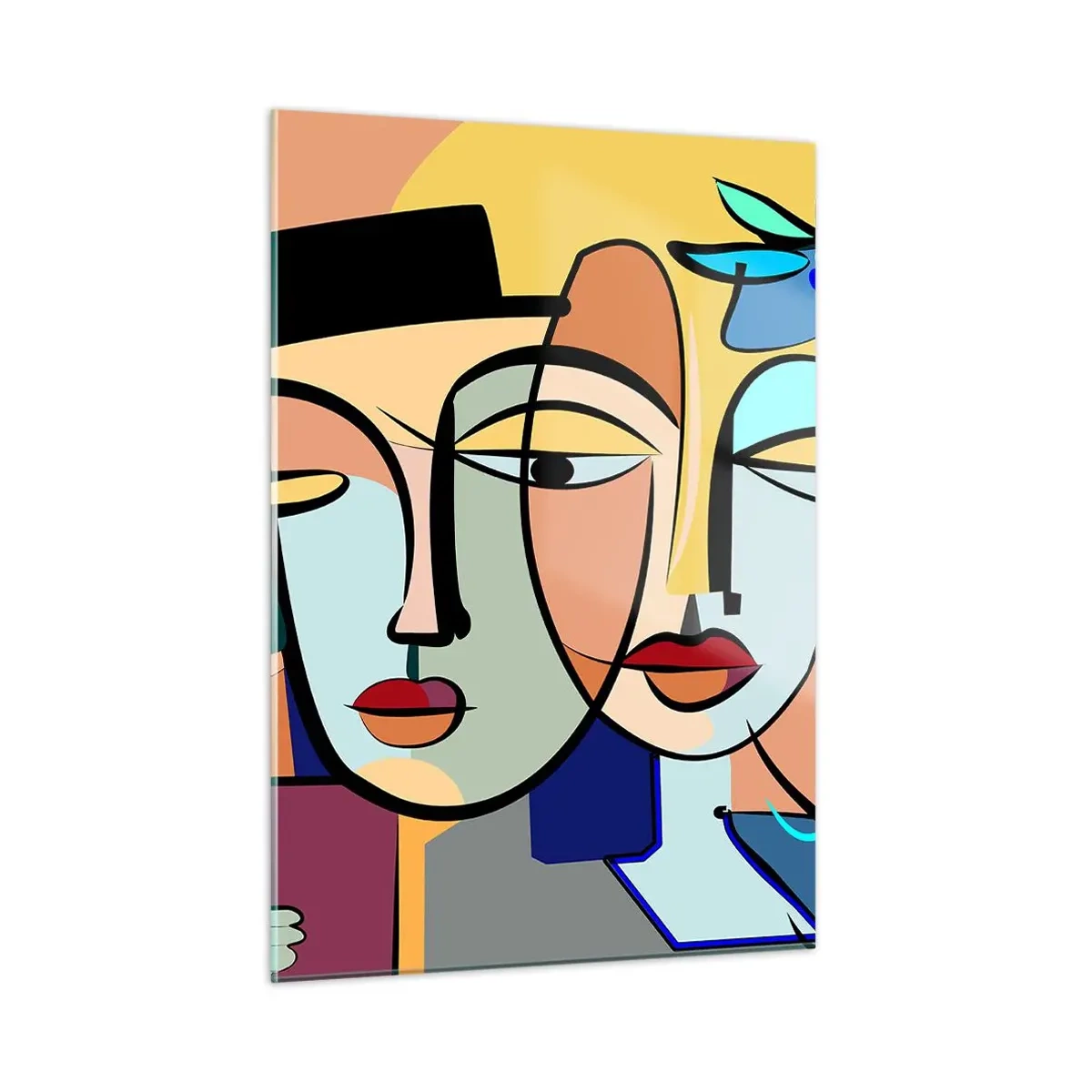 Üveg kép - Picasso randez vous - 50x70 cm
