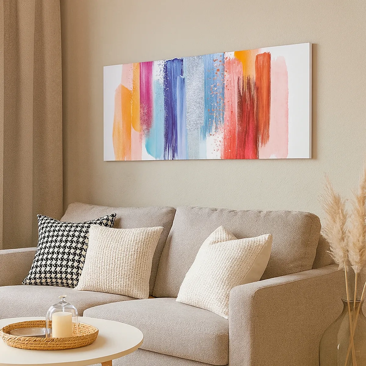 Vászonkép - Fel és le - 30x30 cm