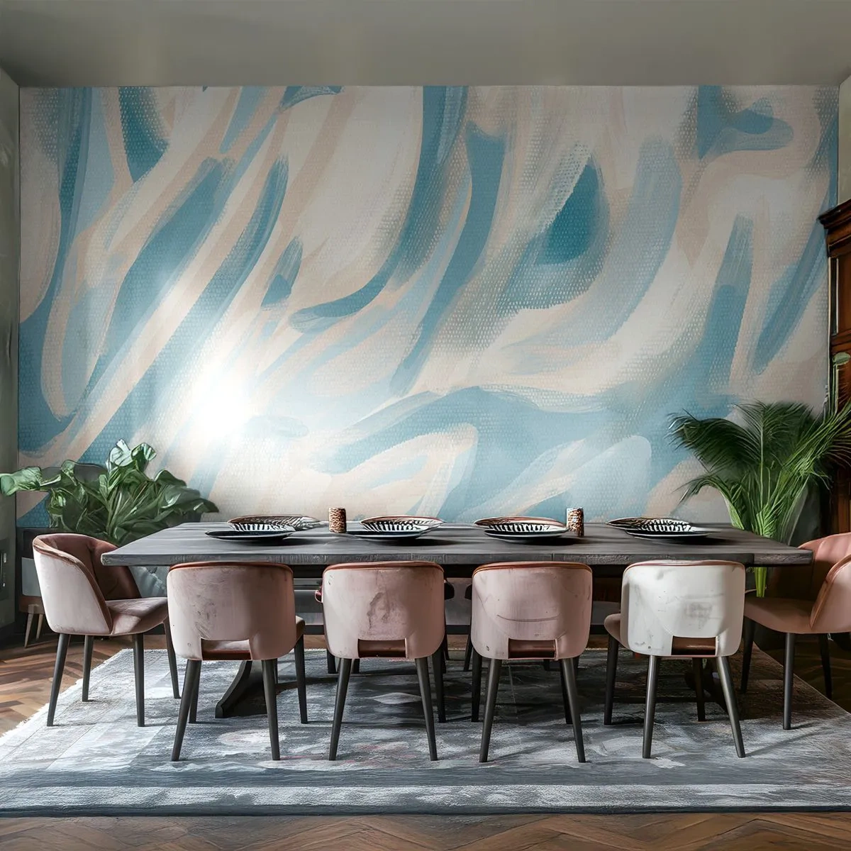 Öntapadós Fotótapéta Deluxe Sticker - Tavaszi szellők - Darab, Fényes, Pasztell - 350x256 cm