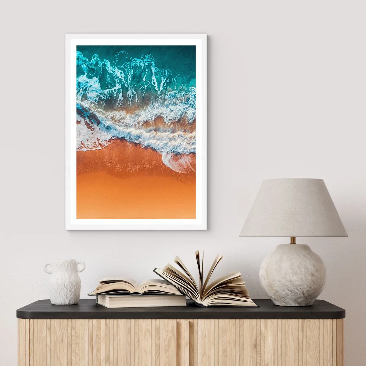 Poszter fekete keretben - Mindig párban - 70x100 cm