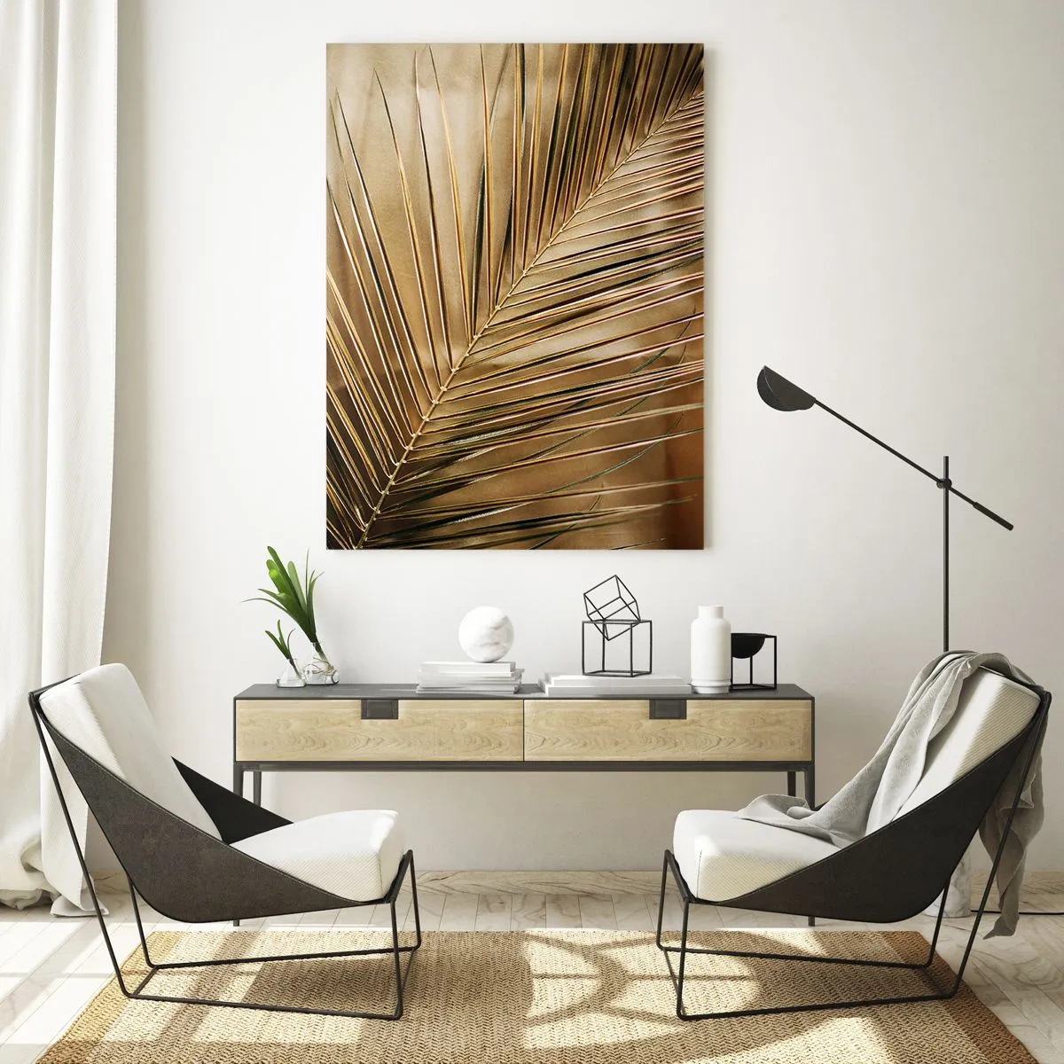 Üveg kép - Természetes oszlopsor - 80x120 cm