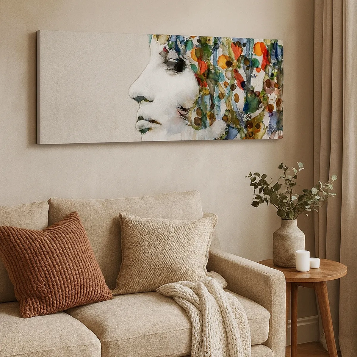 Vászonkép - Előbúj a szürkéből - 30x30 cm