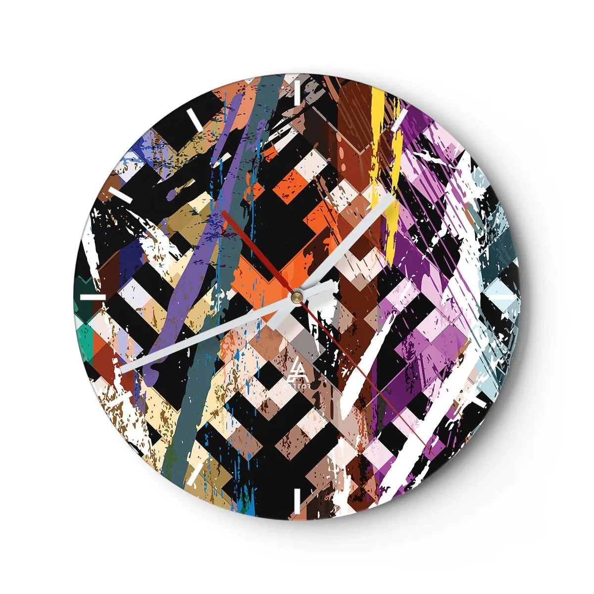 Falióra, Óra - A négyzeten - 40x40 cm