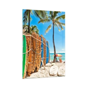 Üveg kép - Napos mulatság - 80x120 cm