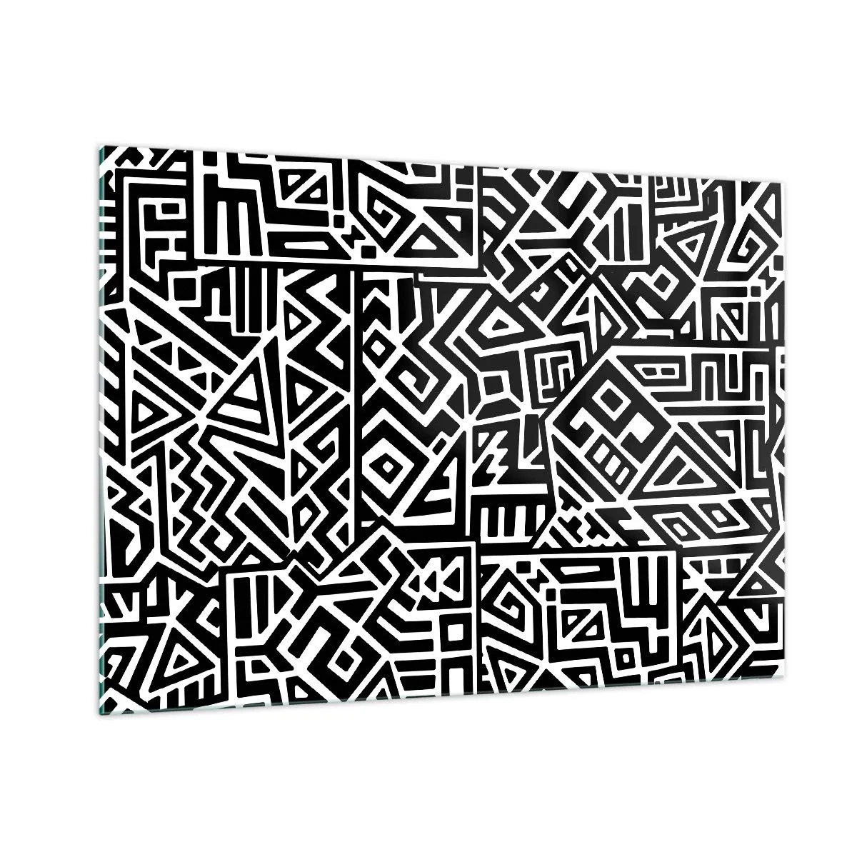 Üveg kép - Kolumbusz előtti kompozíció - 100x70 cm