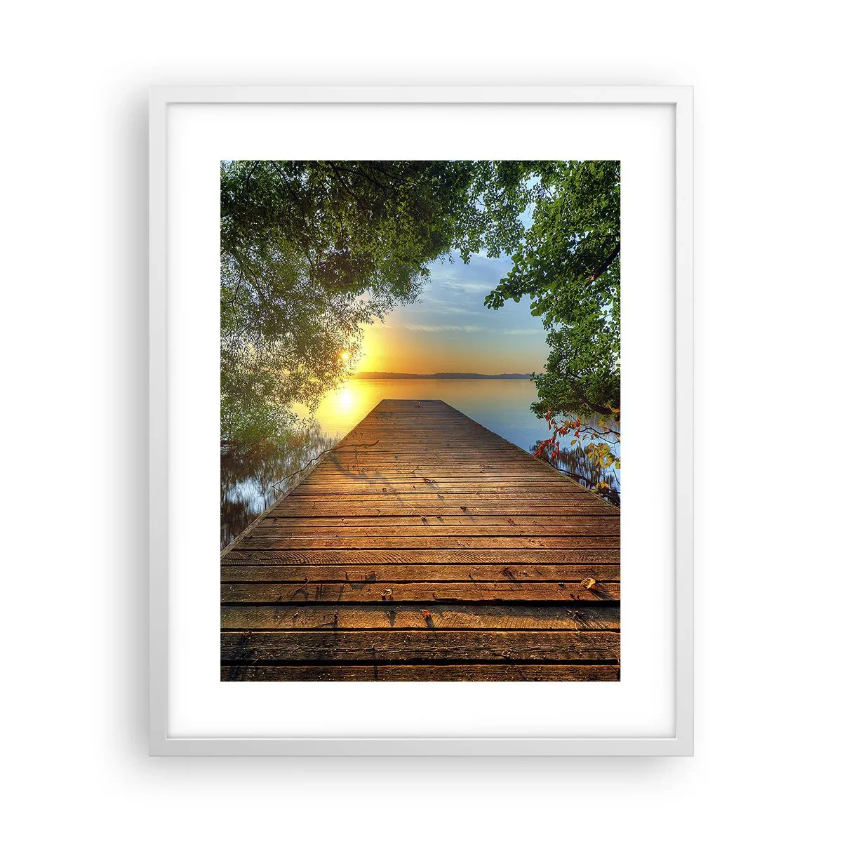 Poszter fekete keretben - Ne siess, ülj le - 40x50 cm