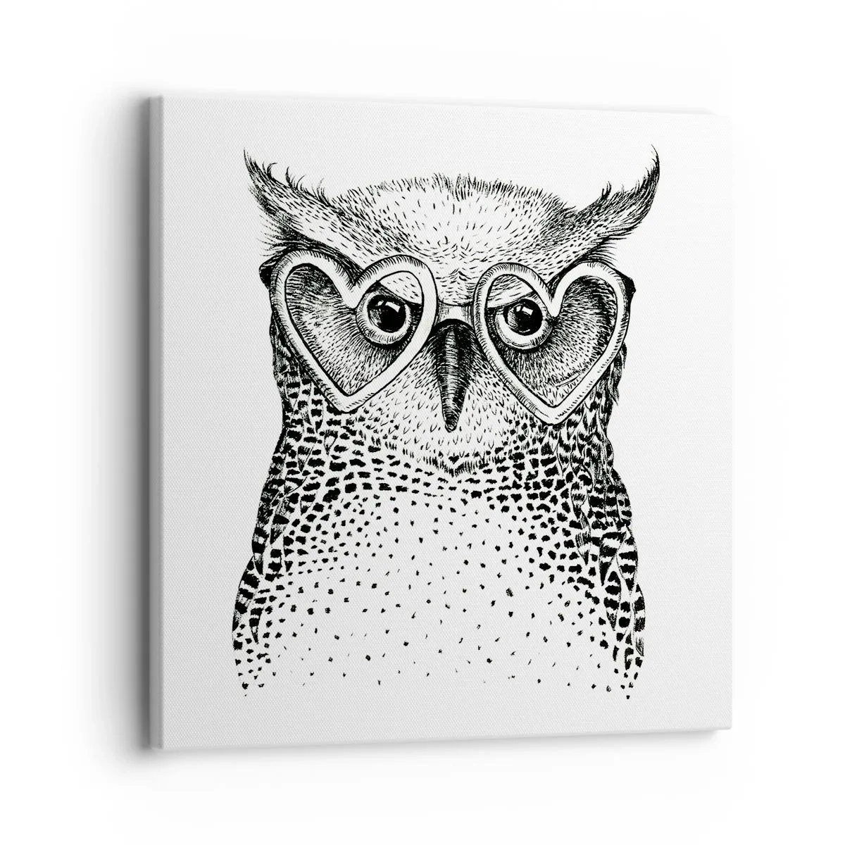 Vászonkép - Bölcsen és szeretettel - 30x30 cm