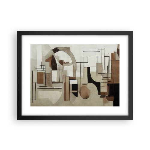 Poszter fehér keretben - Városkép 2.0 - 40x30 cm