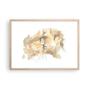 Poszter világos tölgy keretben - Meglelt másik fél? - 70x50 cm