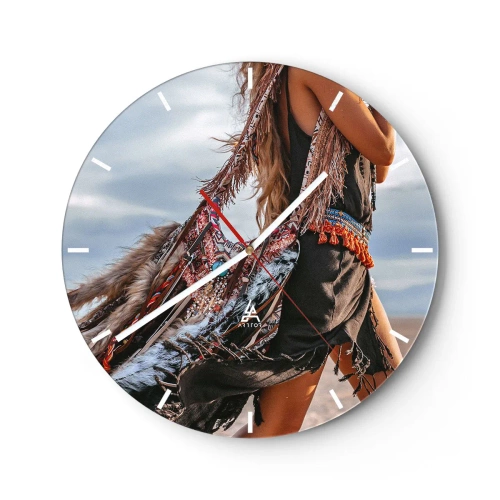 Falióra, Óra - Sámán párja - 40x40 cm