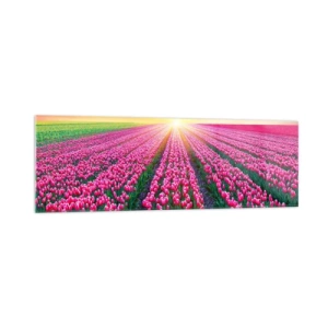 Üveg kép - Gyönyör farm - 160x50 cm