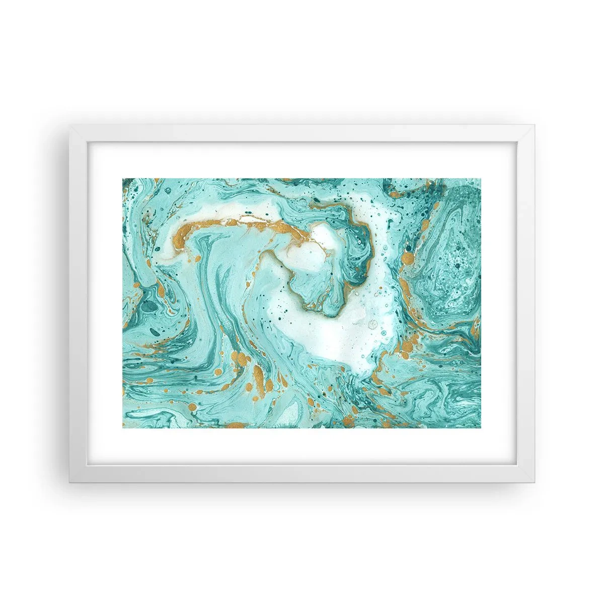 Poszter fekete keretben - Az Edo-korszak nagy hulláma alatt - 40x30 cm