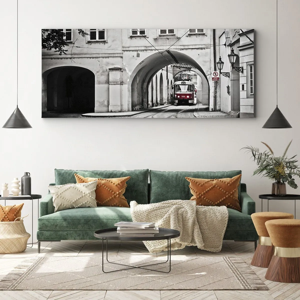 Vászonkép - A város labirintusán keresztül - 100x40 cm