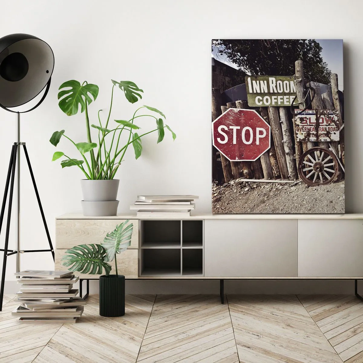 Vászonkép - És megállt az idő - 55x100 cm