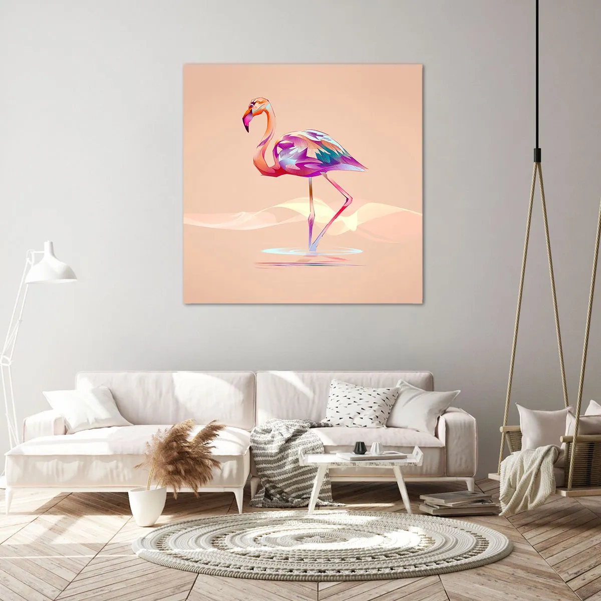 Vászonkép - A jó érzelmek madara - 40x40 cm