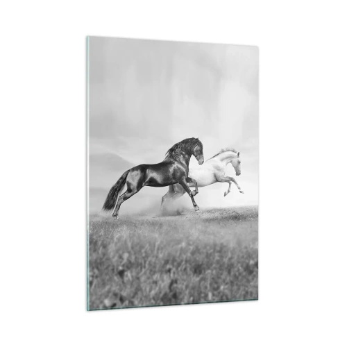 Üveg kép - Angyalok és démonok - 50x70 cm