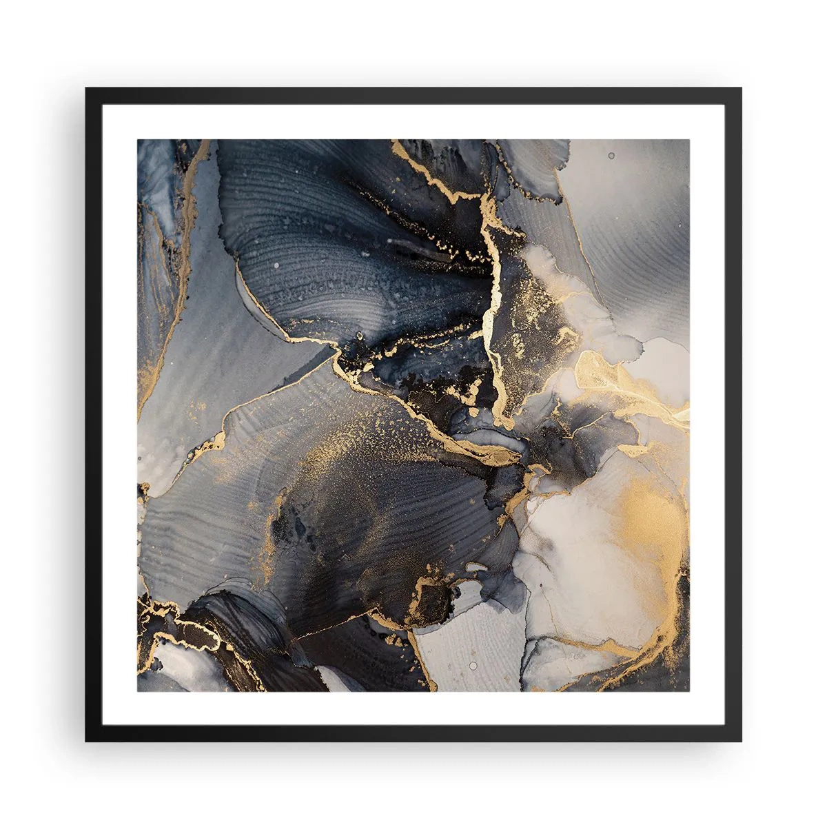 Poszter fehér keretben - Egy kő élete - 60x60 cm