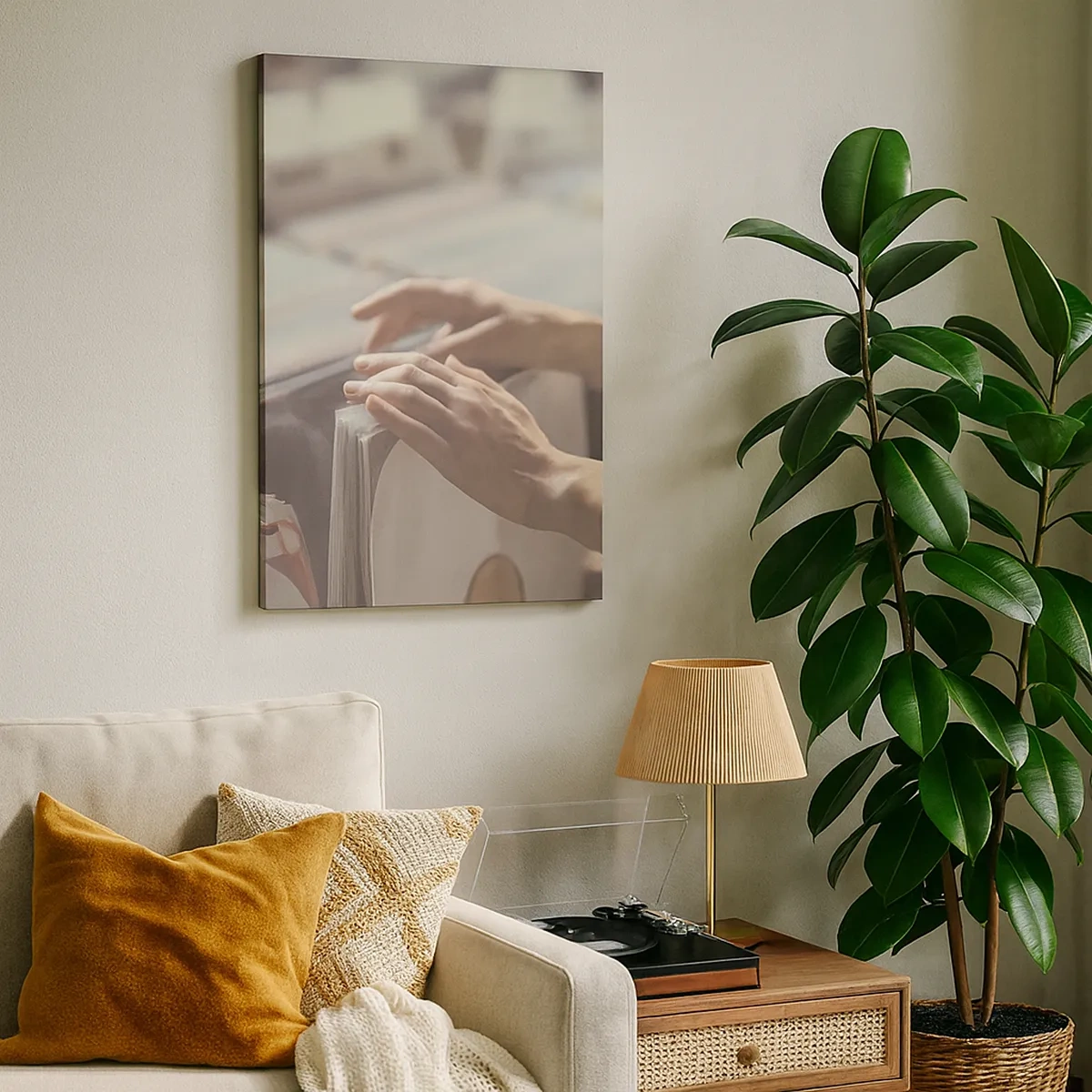 Vászonkép - Érzelmeket keresése - 50x70 cm