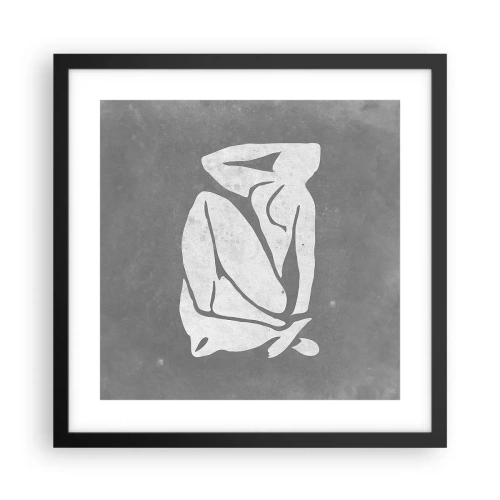 Poszter fehér keretben - Álmélkodásban - 40x40 cm