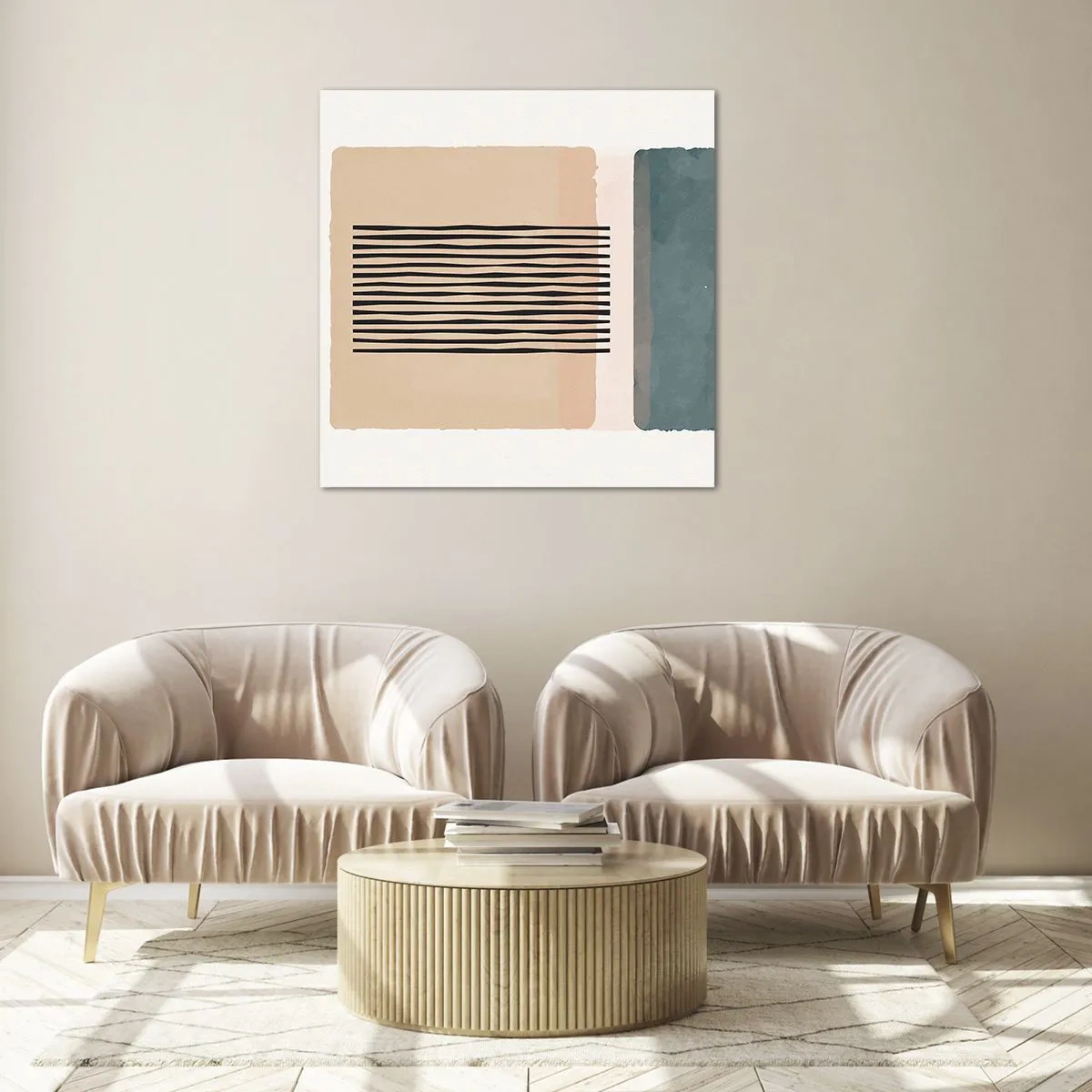 Üveg kép - Minden rendben - 40x40 cm