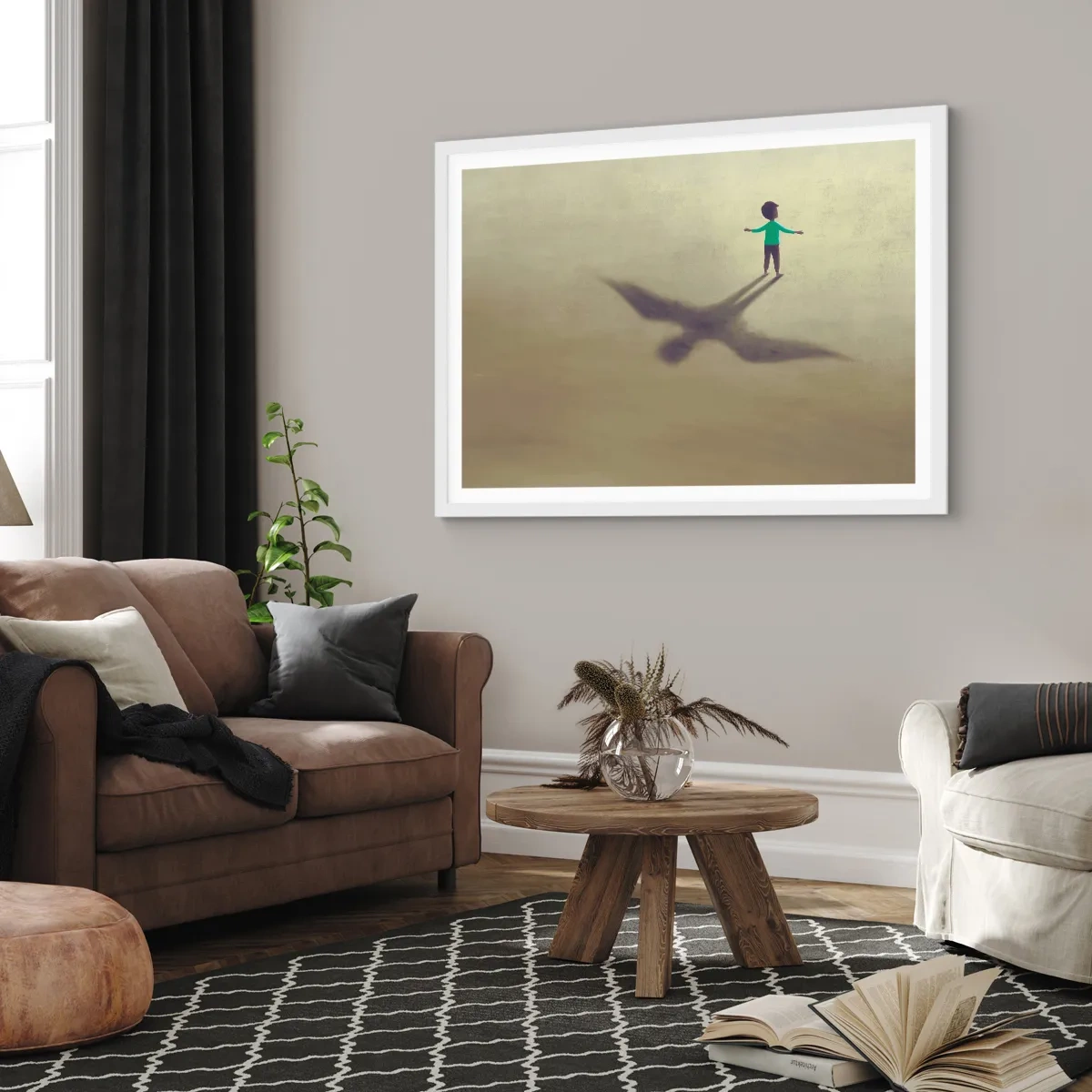 Poszter fekete keretben - A jövő hőse - 91x61 cm