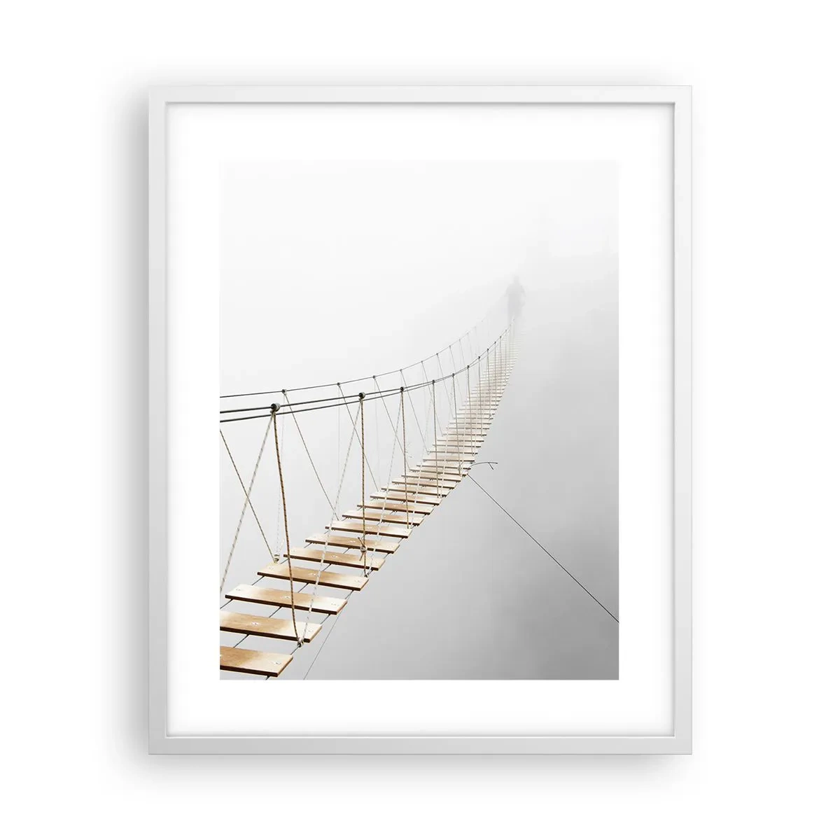 Poszter fekete keretben - Hová vezet? - 40x50 cm