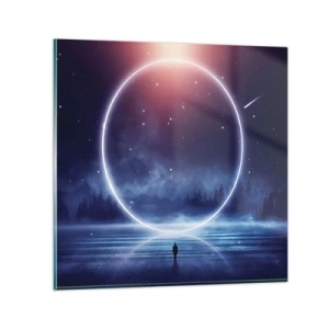 Üveg kép - Már itt vannak... - 30x30 cm